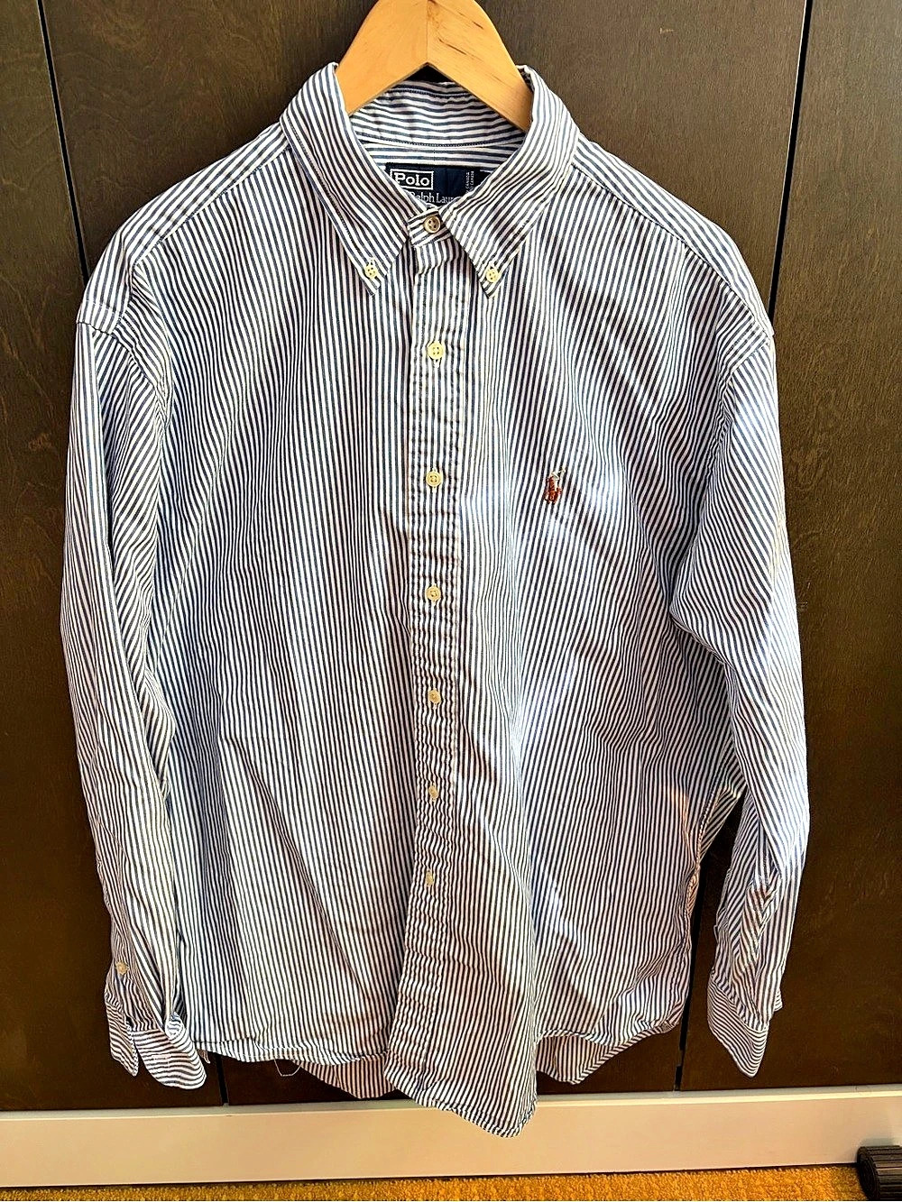 Polo by Ralph Lauren Button Down Oxford sz L vintage made in Canada